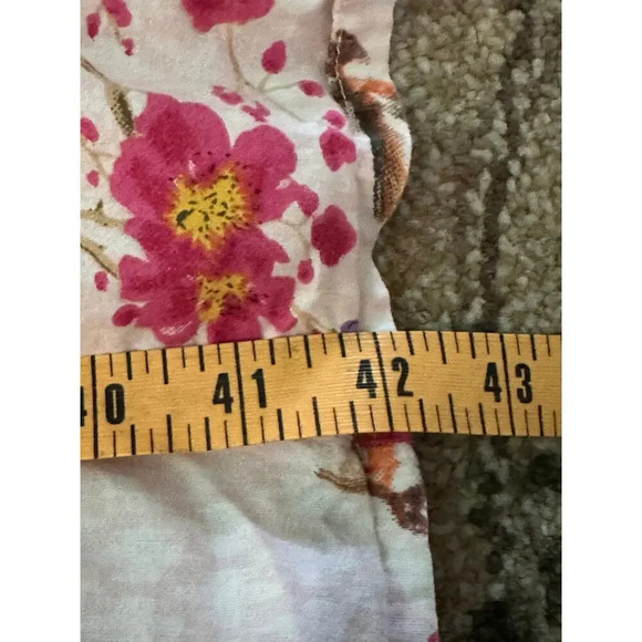 Ella Simone Cherry Blossom Print 100% Cotton nightgown  Size L - Picture 8 of 9